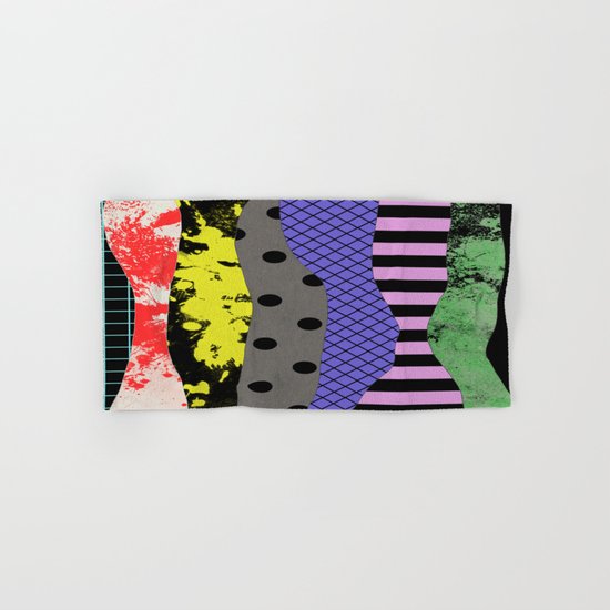 Pick A Pattern - Abstract, Textured, Stripes, Polka Dot, Grid, Paint Splatter Hand & Bath Towel