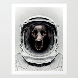 Pluto Astro Dog Art Print