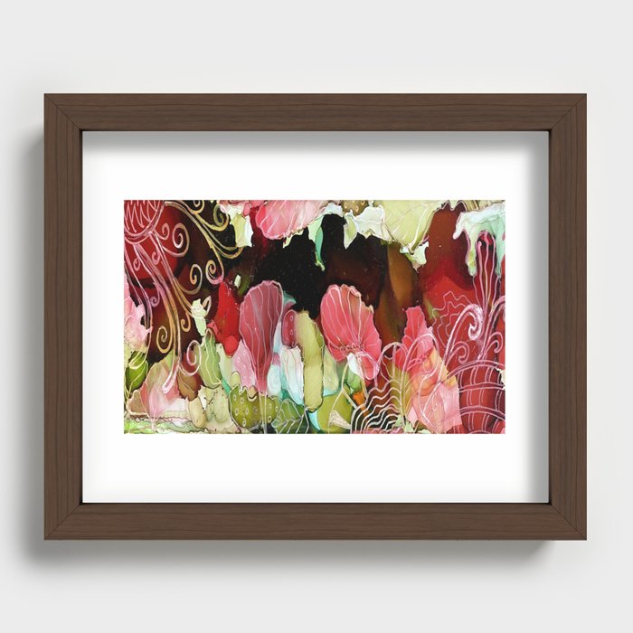 Pink Passion Recessed Framed Print