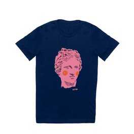 Ancient head #2 T Shirt | Gigi Rosado, Statue, Pink, Modern, Magenta, Art, Greek, Face, Roman, Curated 