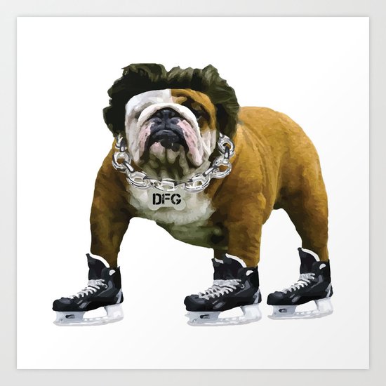 Flow Dog Art Print