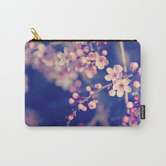 Gentle Rose Cherry Blossom Carry-All Pouch