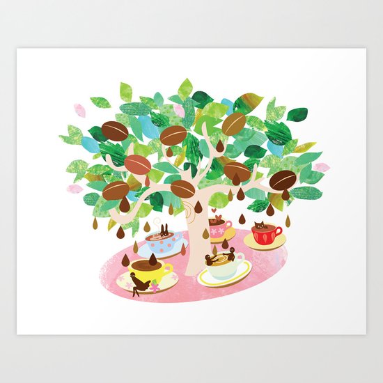 Coffee time Art Print