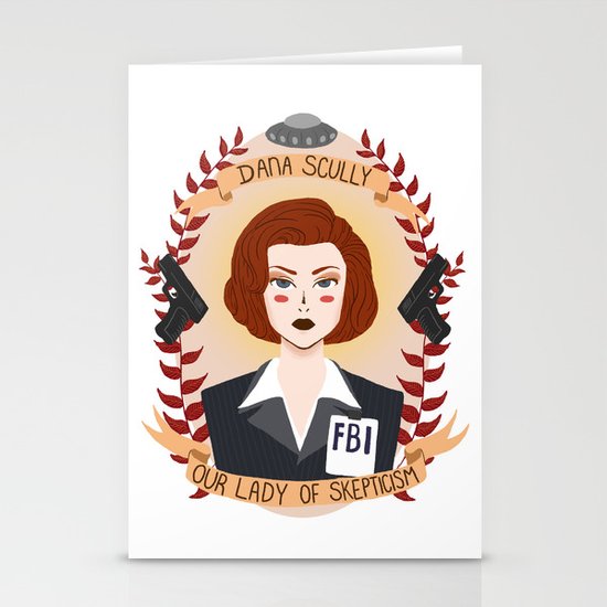 Dana Scully Stationery Cards