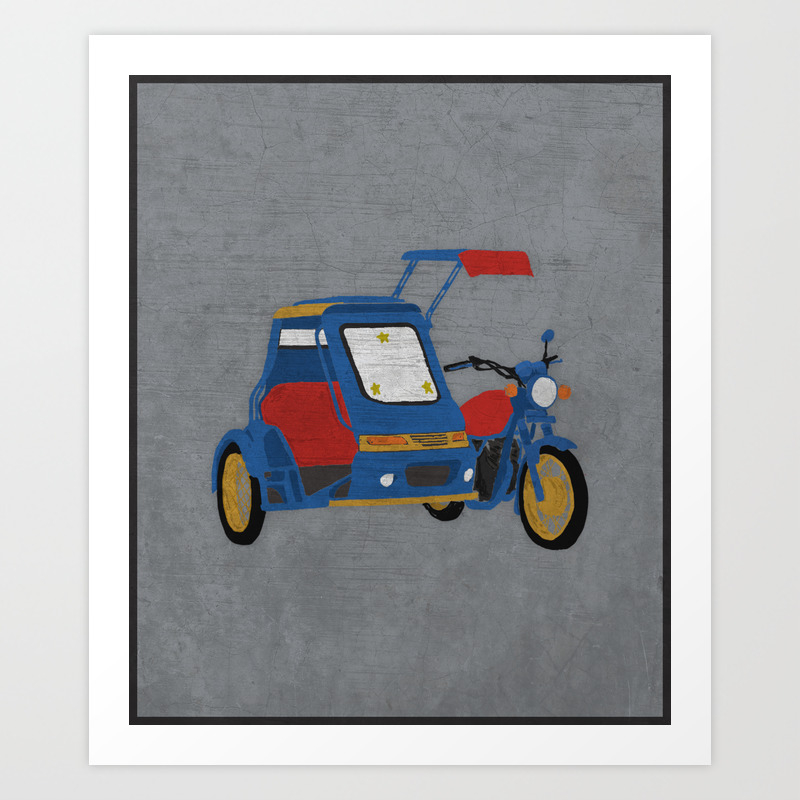Philippines Tricycle Art Print By Pyronipo Society6