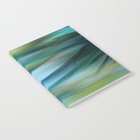 Soft Feathered Lights Abstract Notebook