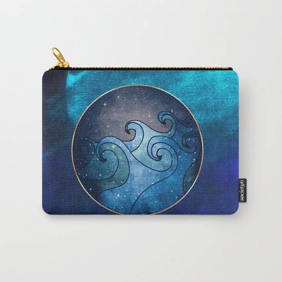 Waves Carry-All Pouch