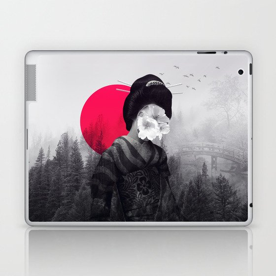 the geisha Laptop & iPad Skin