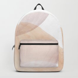 Abstract pastel tone organic shapes 2 Backpack