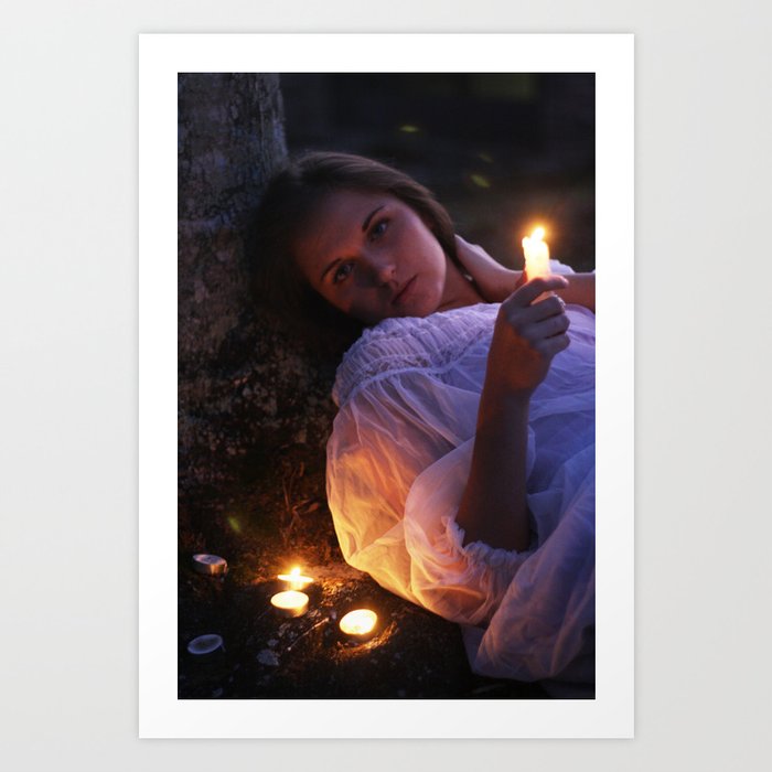 By Candlelight Art Print