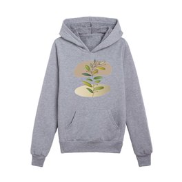 Foliage and flowers Kids Pullover Hoodies