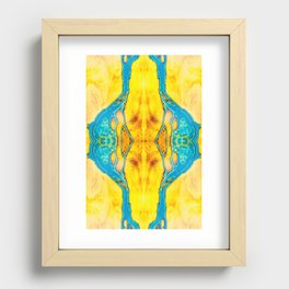 Epoxy River Tables - Montreal Sun Quad Recessed Framed Print