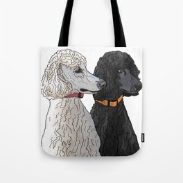 Pair of Poodles Tote Bag