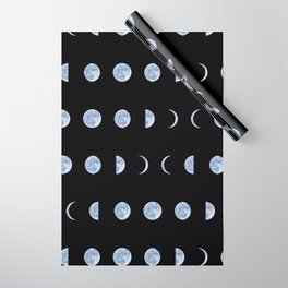 Moon Phases Wrapping Paper