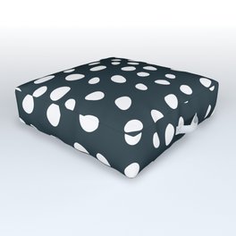 Dots - Blue & white Outdoor Floor Cushion