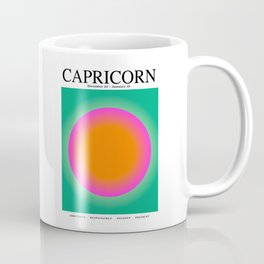 Capricorn - Astrology Zodiac Aura Gradient Coffee Mug