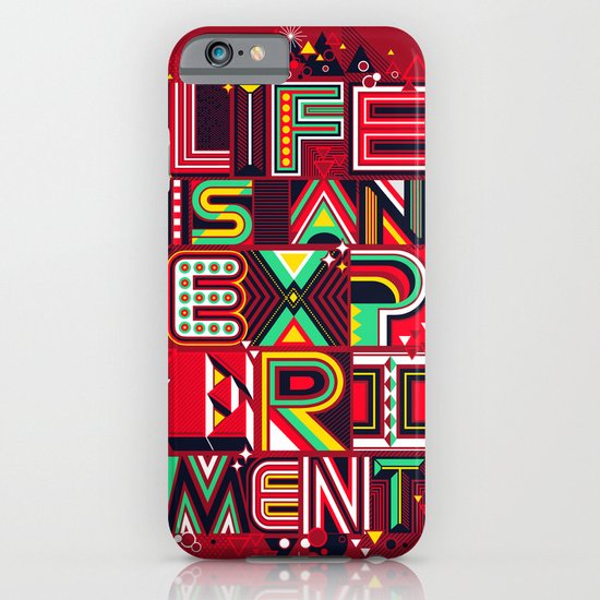 Life is an Experiment iPhone & iPod Case