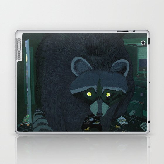 Radioactive Raccoon Laptop & iPad Skin