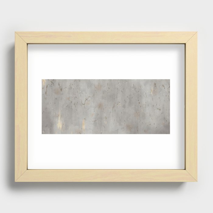 Peeled Wall Recessed Framed Print