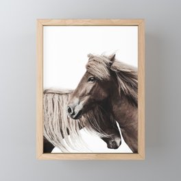 Horses Print Framed Mini Art Print