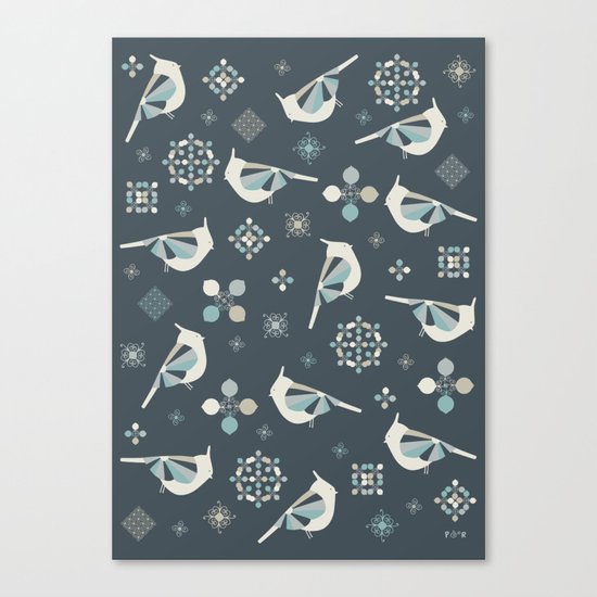 Petit Birds Canvas Print