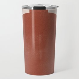 Vase Burnt Orange Object Travel Mug
