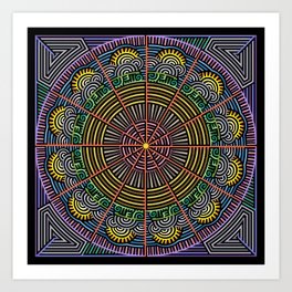 Sunrise In The Labyrinth Of Morning Art Print