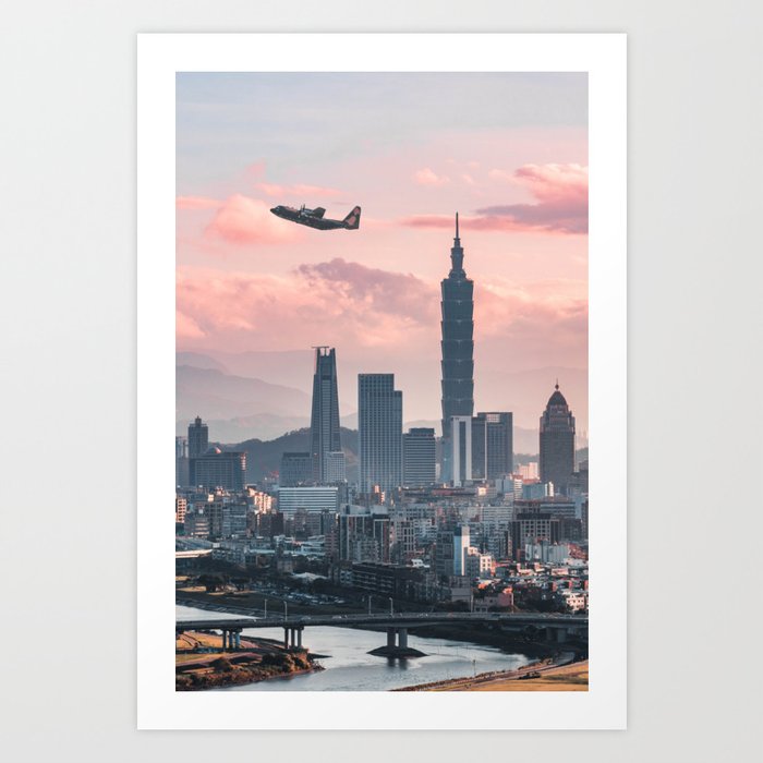 Taipei Takeoff Art Print