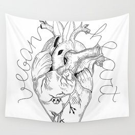 Vegan Heart Wall Tapestry