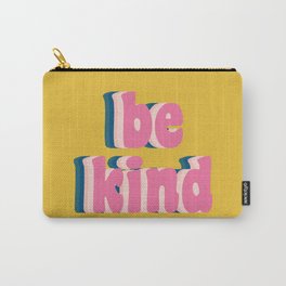 Be Kind Inspirational Anti-Bullying Typography Carry-All Pouch