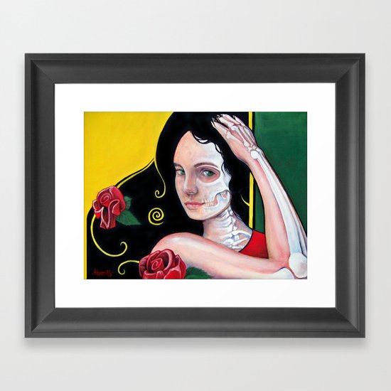 Dia de los Muertos Framed Art Print