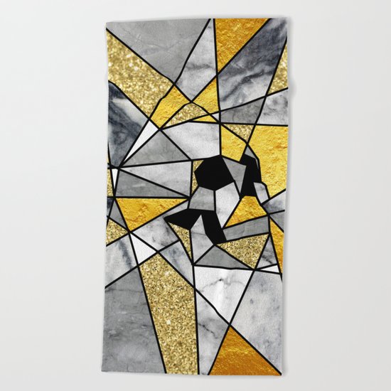 FRAGMENT SKULL Beach Towel