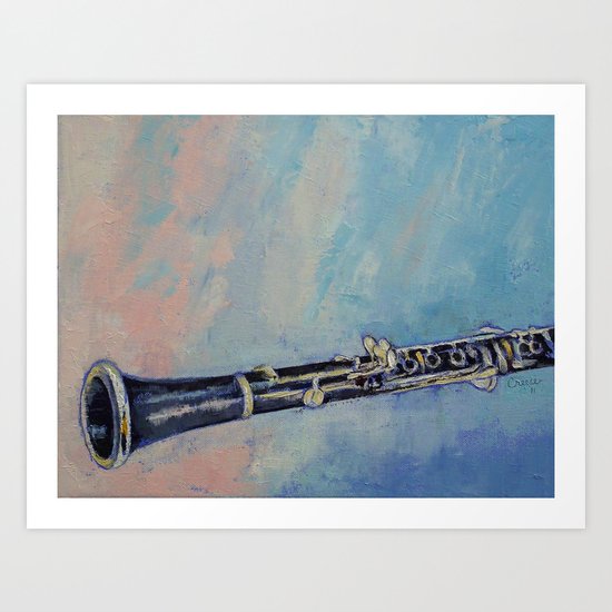 Clarinet Art Print