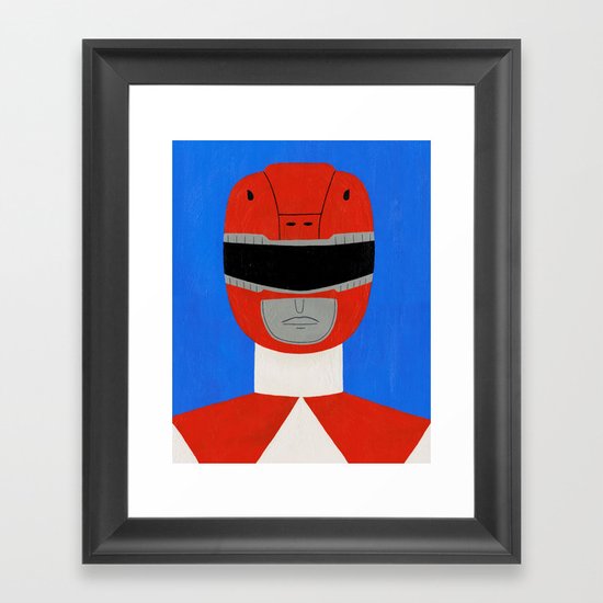 Red Ranger Framed Art Print