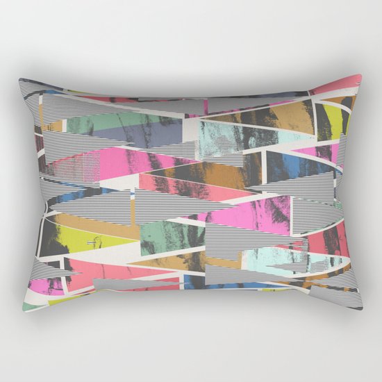 Triangles 21 Rectangular Pillow