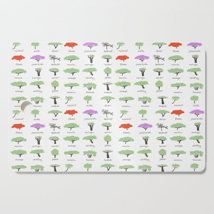 Trees of Africa Cutting Board