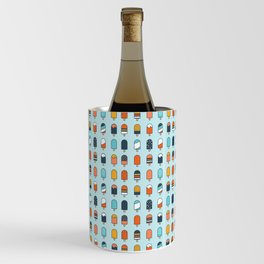 Popsicles blue background Wine Chiller