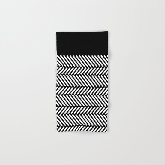 Herringbone Boarder Hand & Bath Towel