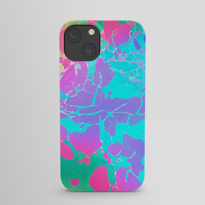 fluo marble iPhone Case by Simona Sacchi | Society6