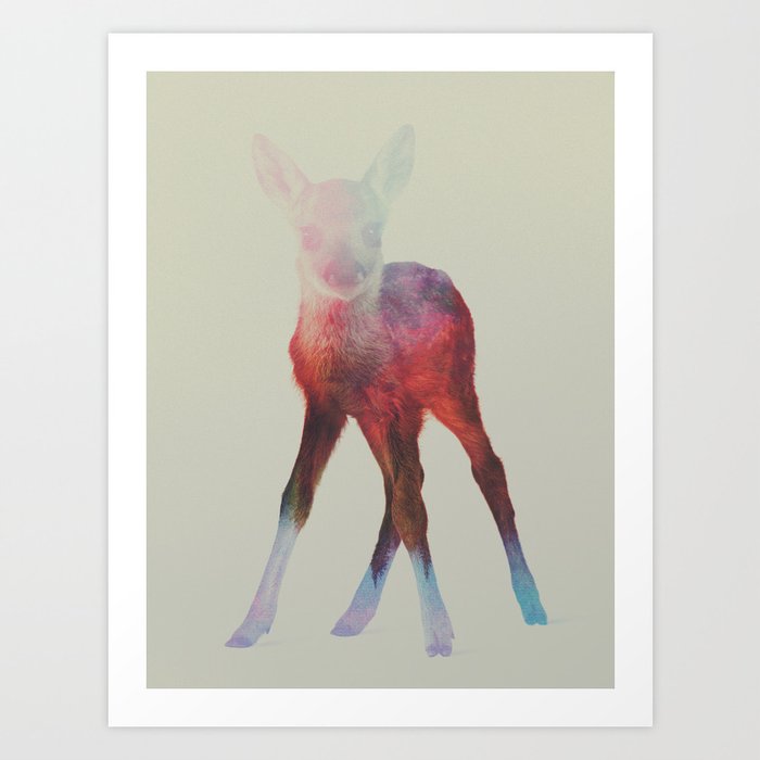 Discover the motif DEER FAWN by Andreas Lie as a print at TOPPOSTER