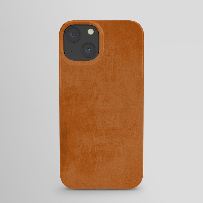 Orange rustic iPhone Case