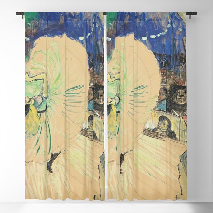 Henri de Toulouse-Lautrec - La Roue (1893) Blackout Curtain