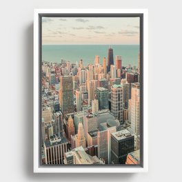 CHICAGO SKYSCRAPERS Framed Canvas