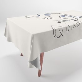 Quixotic quokka Tablecloth