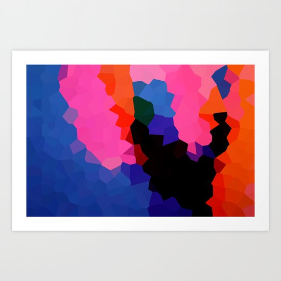Splash of Colour Art Print