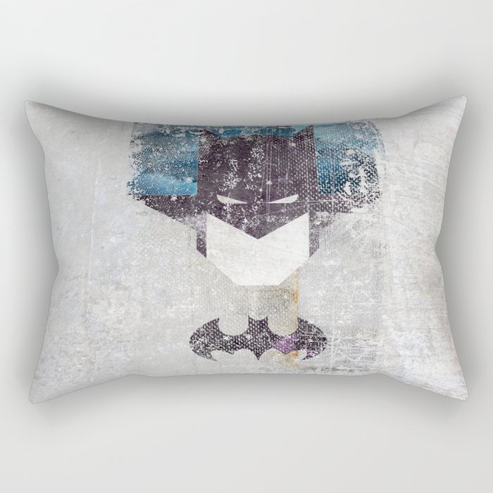 Bat grunge superhero Rectangular Pillow