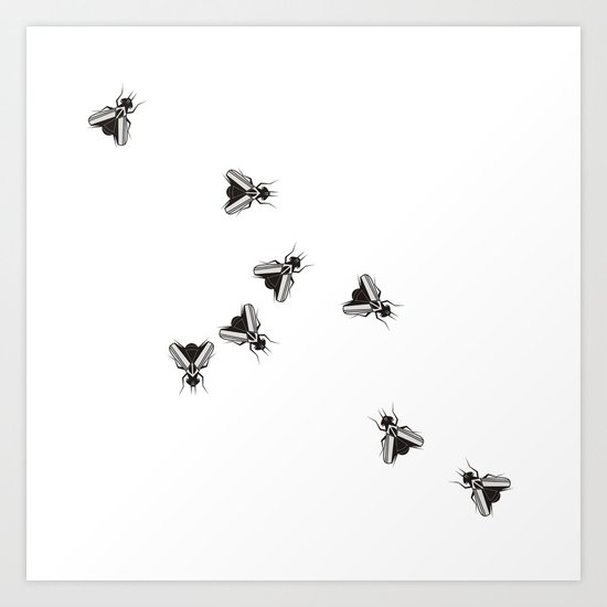 The Flies Art Print