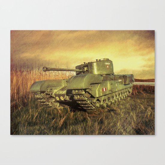 Churchill Tank Canvas Print