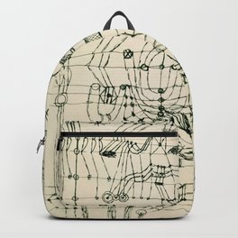 Paul Klee "Drawing Knotted in the Manner of a Net" Backpack