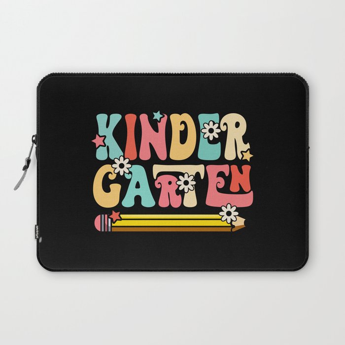 KIndergarten floral pen school design Laptop Sleeve